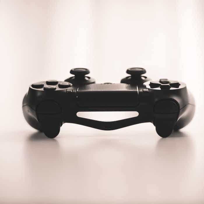 black playstation controller