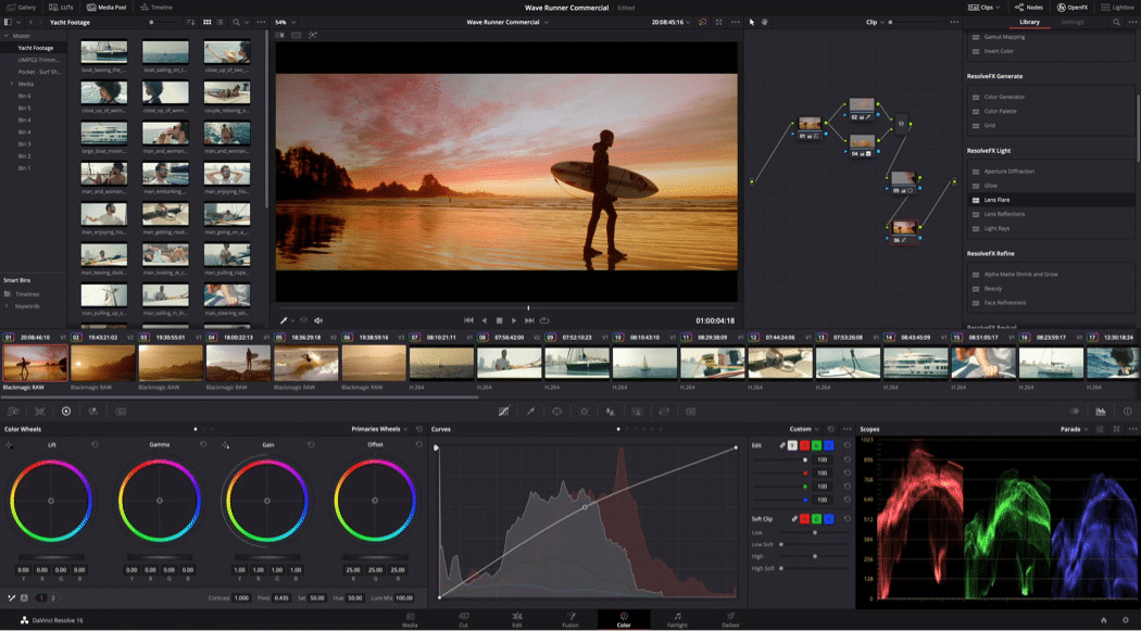 editing software davinci resolve