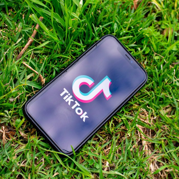 tiktok in grass