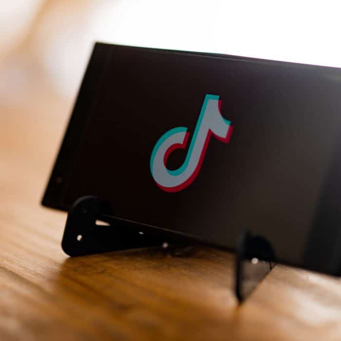 TikTok on tablet