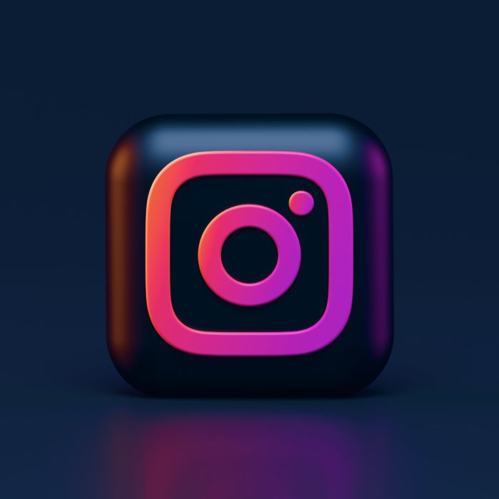 Black Instagram Icon