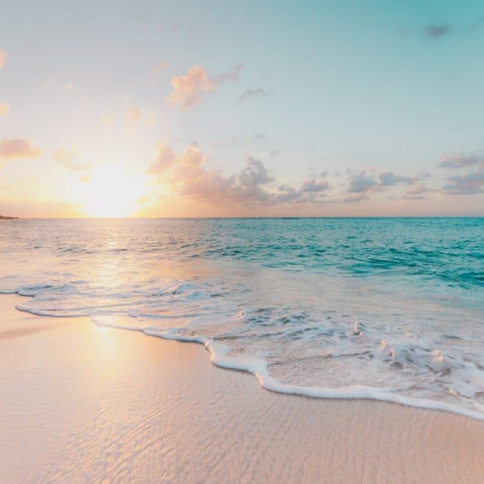 beach and waves