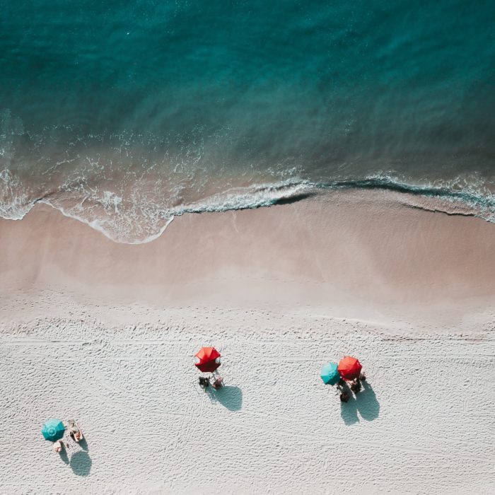 umbrellas on beach