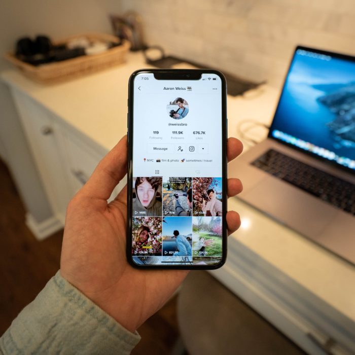 TikTok Videos on Phone