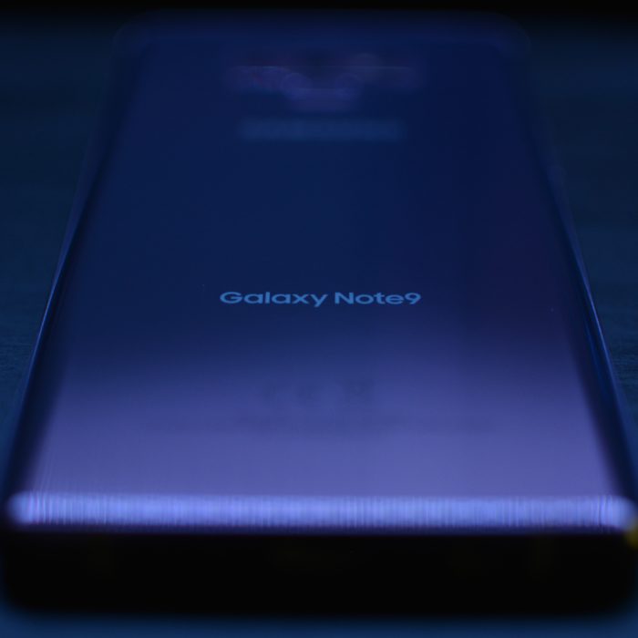 Samsung on Flat Surface
