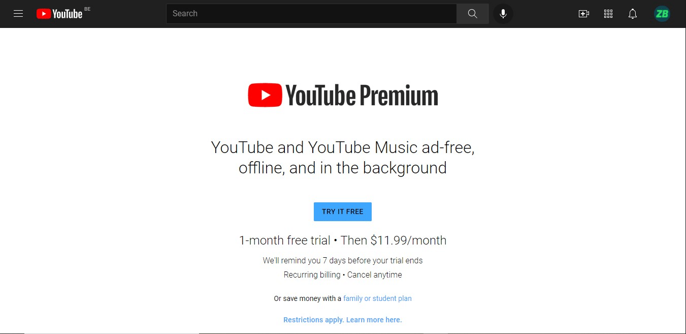 YouTube Premium