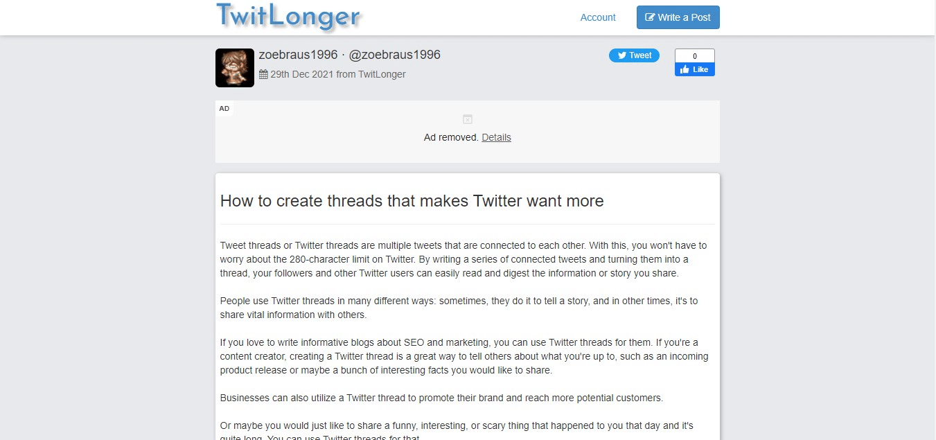 How to Create a Thread on Twitter - Influencer Made