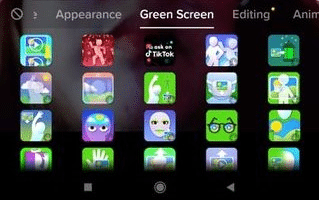 Green Screen Filter Effect