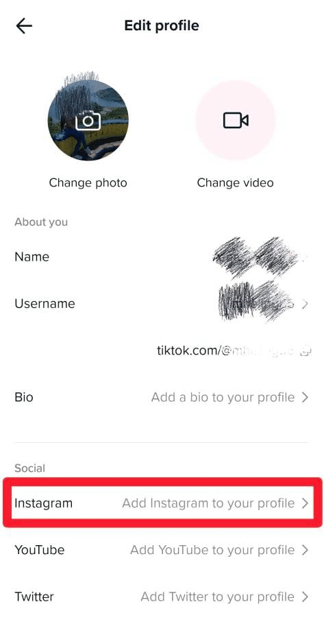 Select Add Instagram