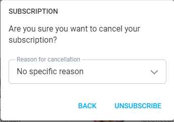 onlyfans unsubscribe message