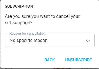 onlyfans unsubscribe message