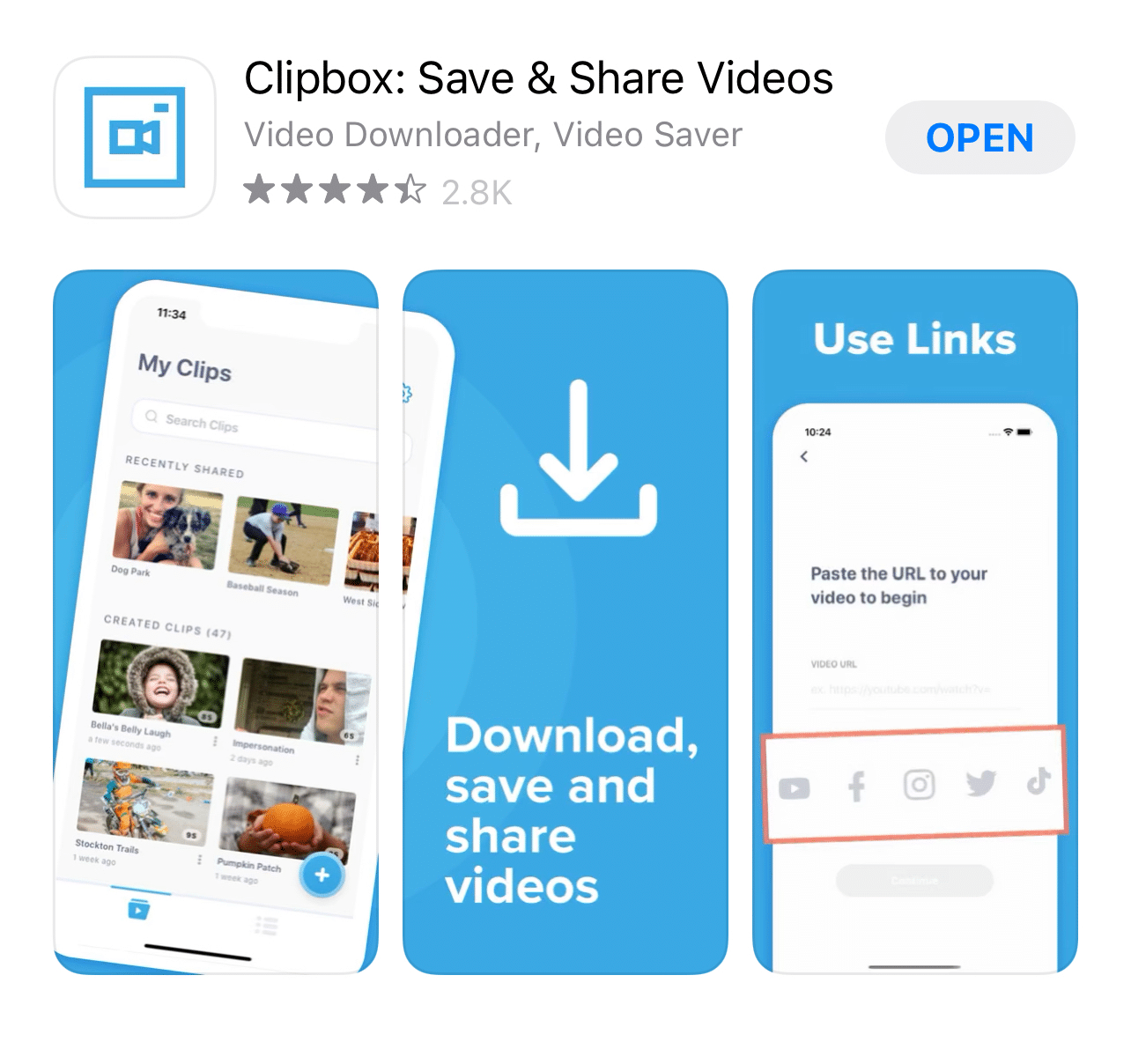 clipbox free video downloader ios app store