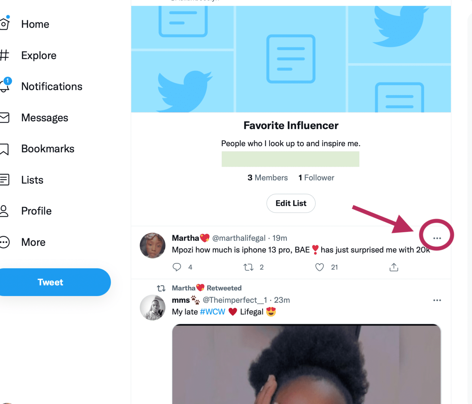 how to add or remove people from twitter list