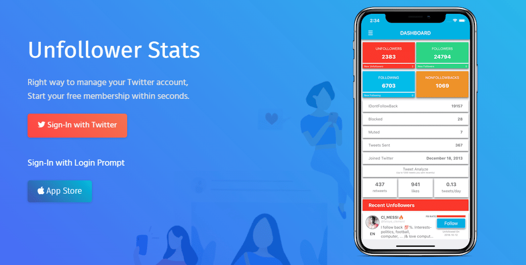 unfollower stats