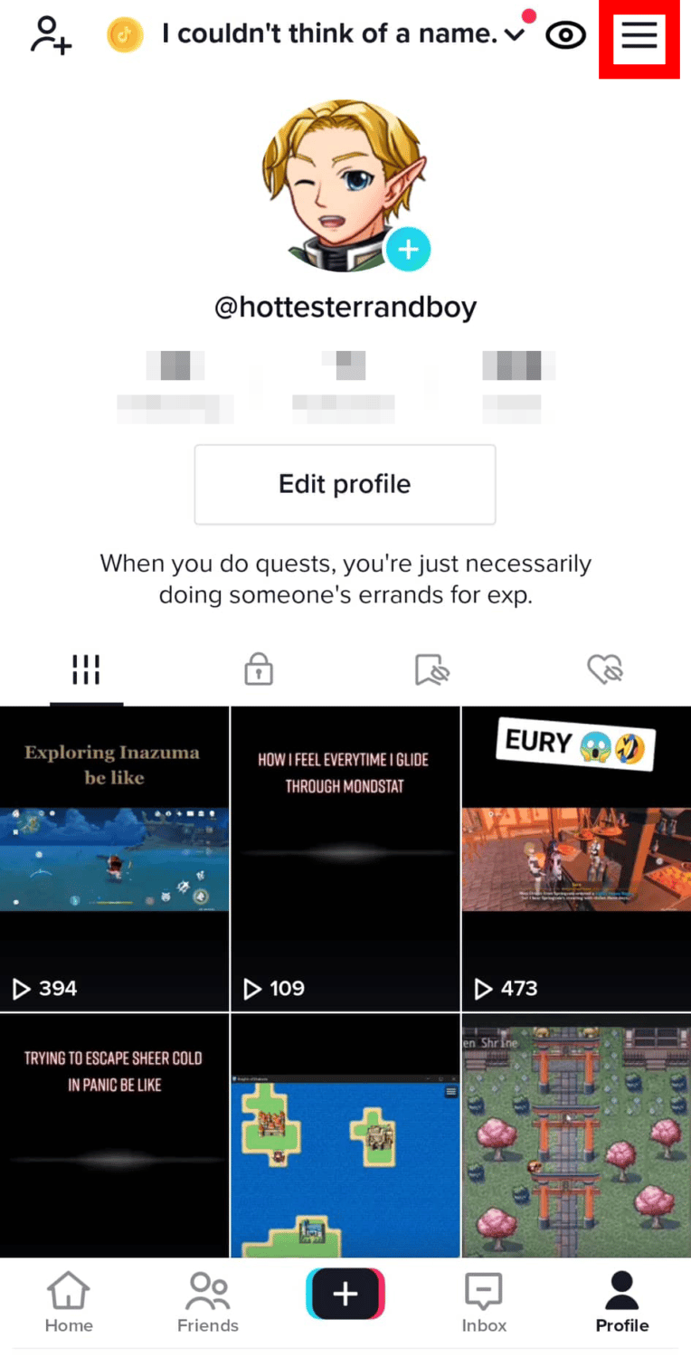 buy coins from tiktok profile