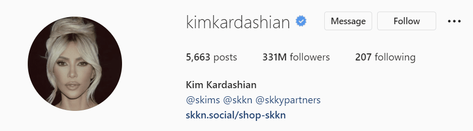 kim kardashian on instagram