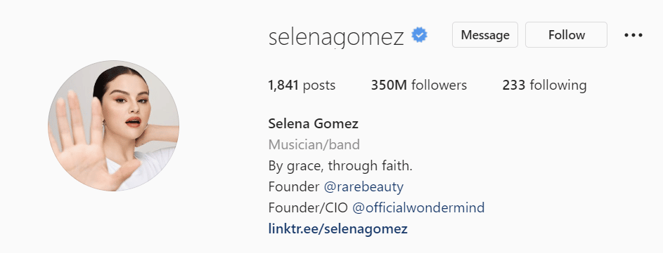 selena gomez on instagram highest paid accounts