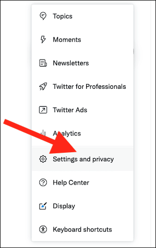 twitter account settings and privacy