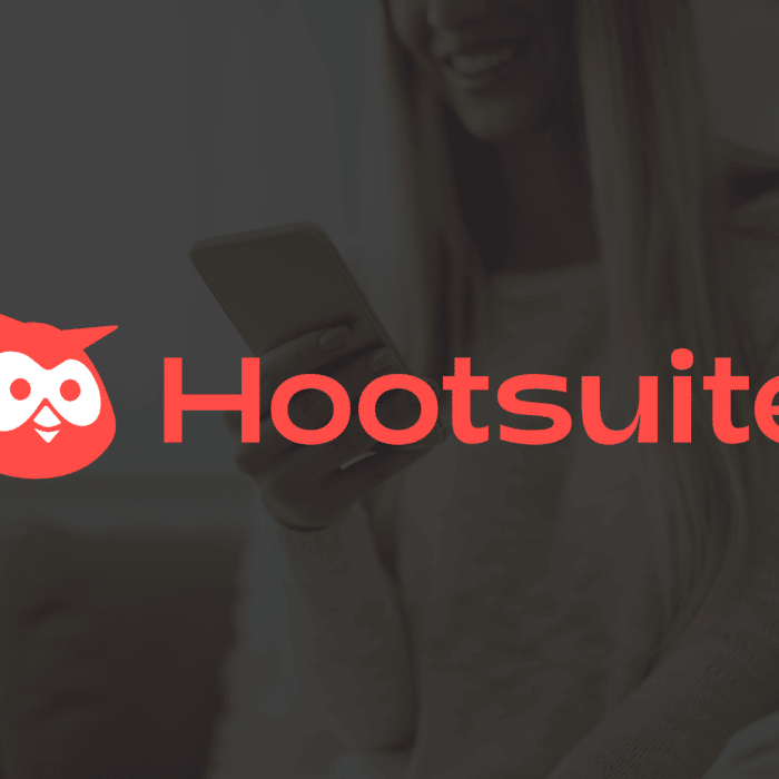 Hootsuite Logo Woman Checking On Phone
