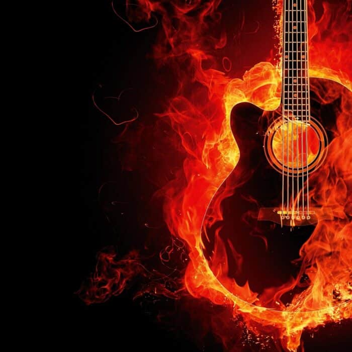 fire guitar